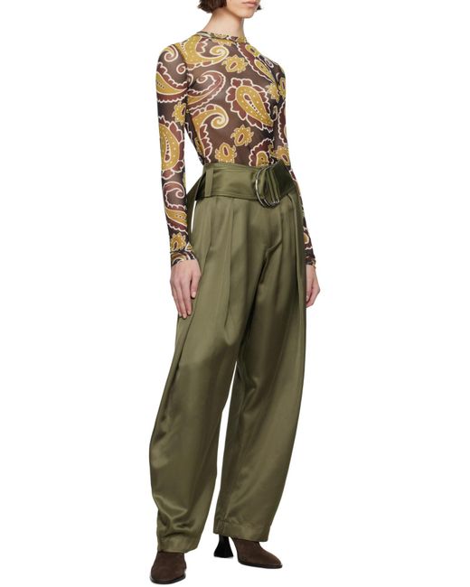 J.W. Anderson Brown Jw Anderson Long Sleeve Underpinning Top