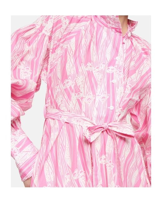 Patou Pink Printed Maxi Dress