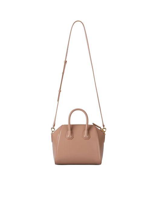 Givenchy Brown Antigona Mini Top Handle Bag
