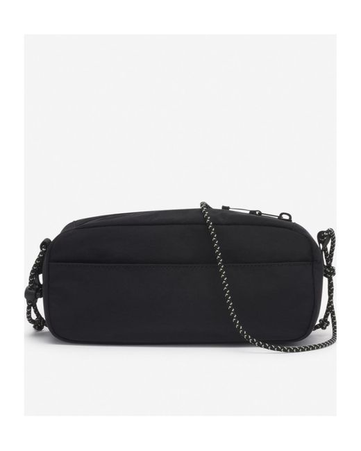 Maison Kitsuné Black Maison Kitsuné Flash Fox Crossbody Bag for men