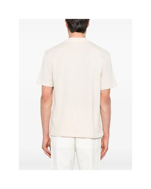 Samsøe & Samsøe White Short-Sleeved Polo Shirt for men