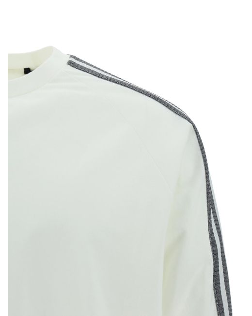 Y-3 Natural 3-Stripes Long-Sleeved T-Shirt for men