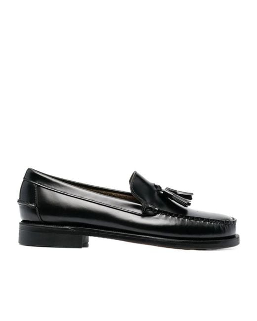 Sebago Black Tassel Loafers for men