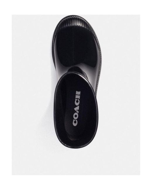 COACH Black Round-Headed Short Boots
