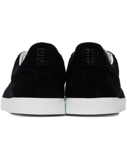 Givenchy Black Town 4G Debossed Sneakers for men