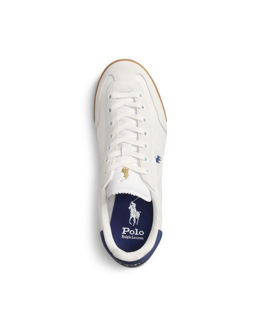 Polo Ralph Lauren White Hester Trainer