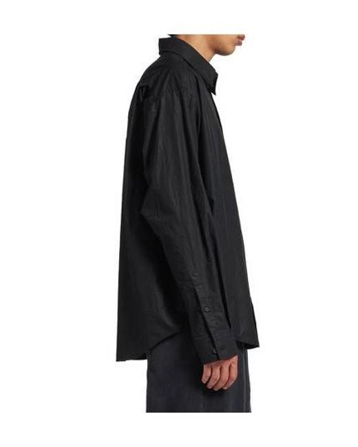 Balenciaga Black Masking Tape Long-Sleeved Shirt for men