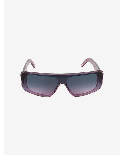 Rick Owens White Performa Sunglasses for men