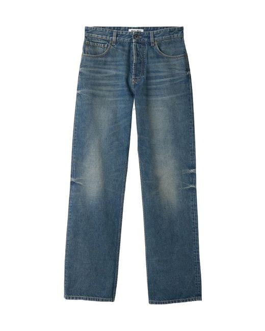 Miu Miu Blue Five-Pocket Denim Jeans