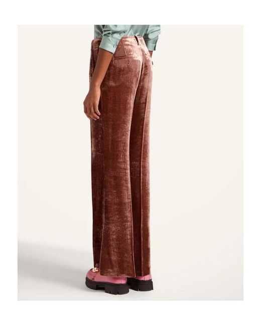 LaDoubleJ Brown La Doublej Good Butt Velvet Flare Pants