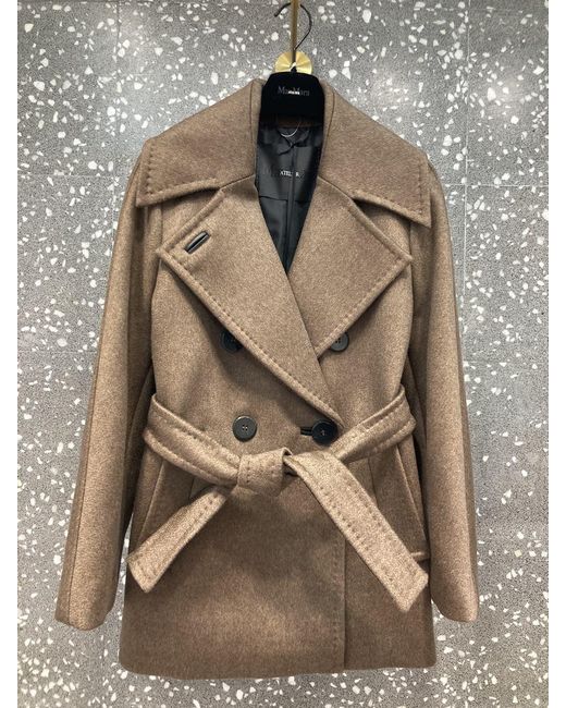 Max Mara Brown Long-Sleeved Coat