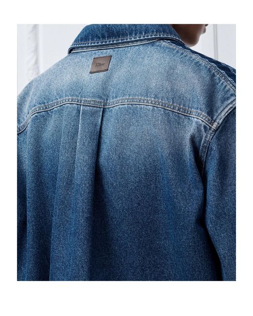 Dior Blue Overshirt for men