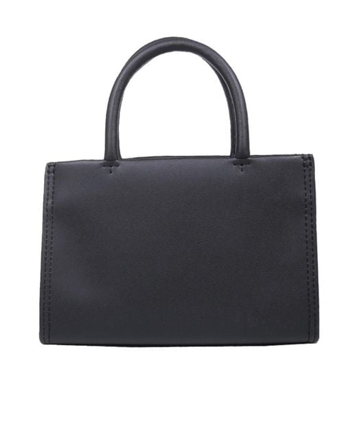 Tory Burch Black Ella Bio Mini Top Handle Bag