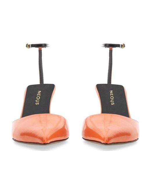 Neous Pink Toliman Chic Ankle Strap Pumps