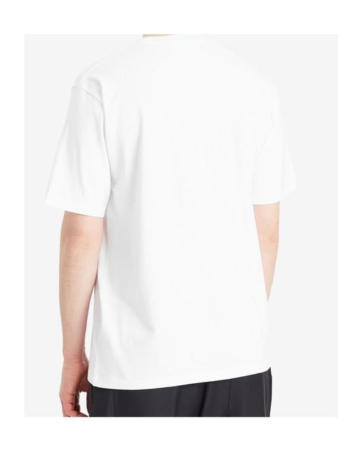 Auralee White Crew Neck T-Shirt for men