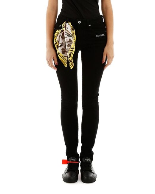 Off-White c/o Virgil Abloh Black Skinny Leg Jeans
