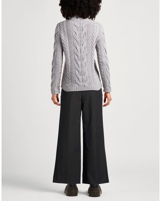 Ganni Black Solid Color Loose Trousers