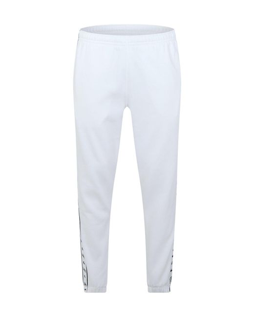 Lacoste White Minimalist Sports Trousers for men