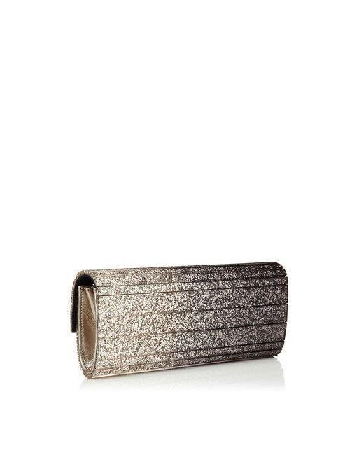 Jimmy Choo Gray Sweetie Embellished Clutch Bag