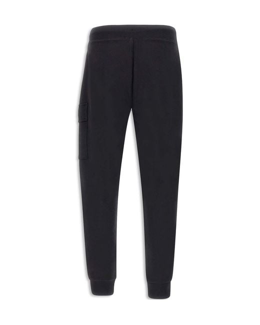 C P Company Blue Tapered Leg Cargo Track Pants for men