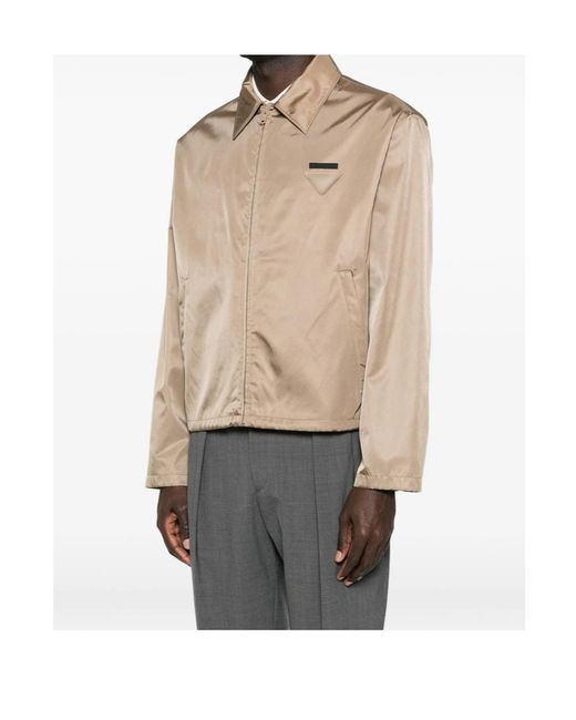 Prada Natural Neutrals Jackets for men