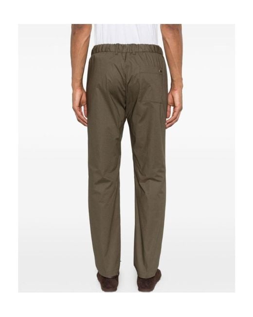 Herno Green Light Stretch Trousers for men