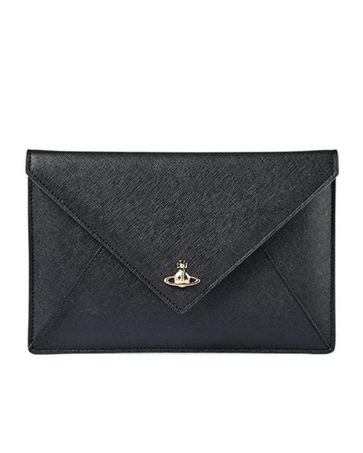 Vivienne Westwood Black Vitoria Clutch