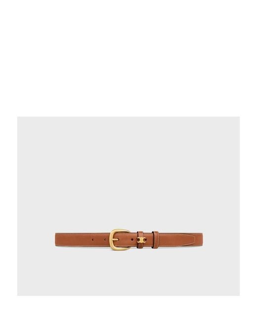 Céline Brown Vivienne Belt 25Mm