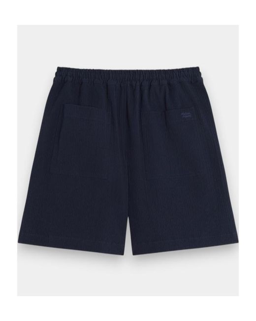 Maison Kitsuné Blue Maison Kitsuné Elastic-Waist Drawstring Shorts for men