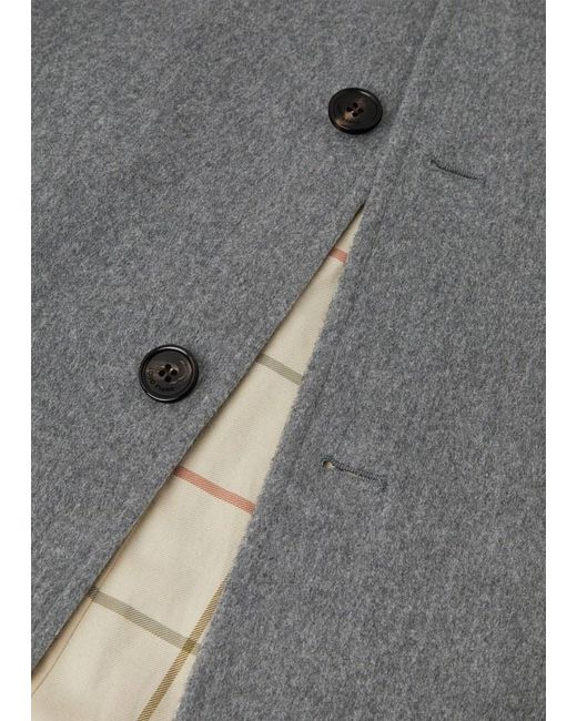 Loro Piana Gray Button-Up Jacket for men