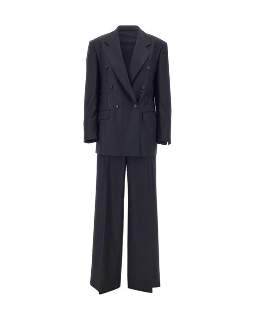 Tagliatore Blue Loreley Pinstripe Double-Breasted Suit