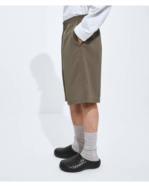 Bottega Veneta Gray Technical Shorts for men