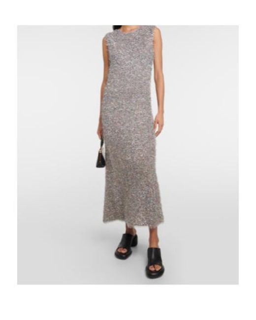Jil Sander Gray Midi Dress