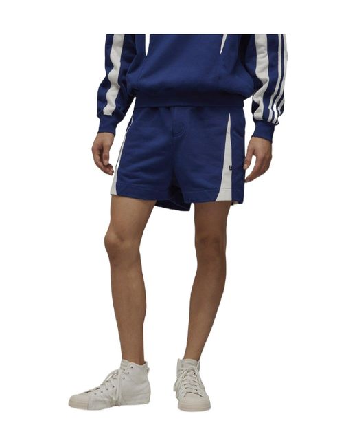 Y-3 Blue Slim-Fit Shorts for men