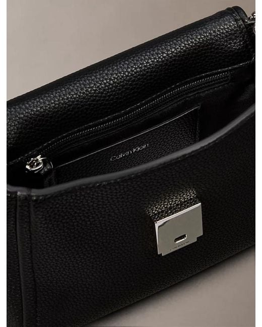 Calvin Klein Black Logo Shoulder Bag