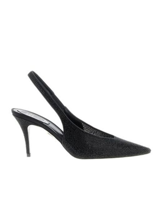 Rene Caovilla Black René Caovilla Jinny Slingback Pumps