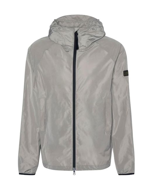 Barbour Gray Porter Showerproof Jacket for men