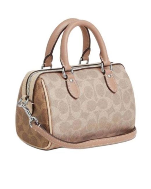 COACH Pink Mini Rowan Crossbody Bag