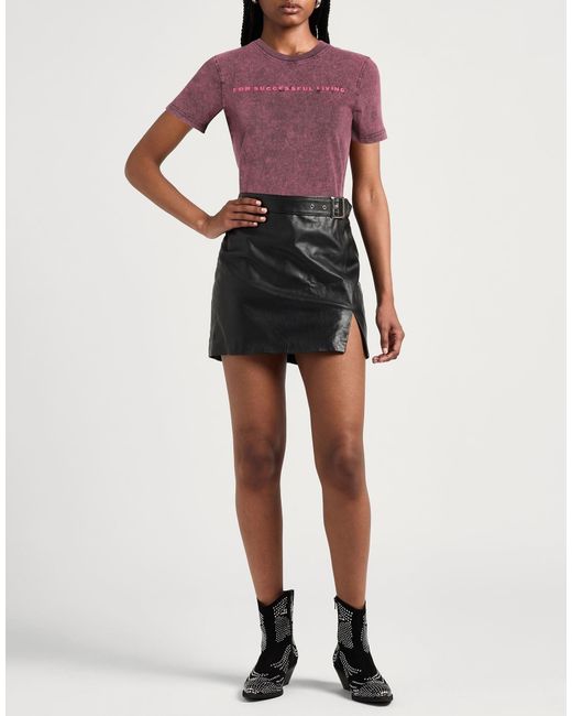 DIESEL Purple Casual Printed T-Shirt