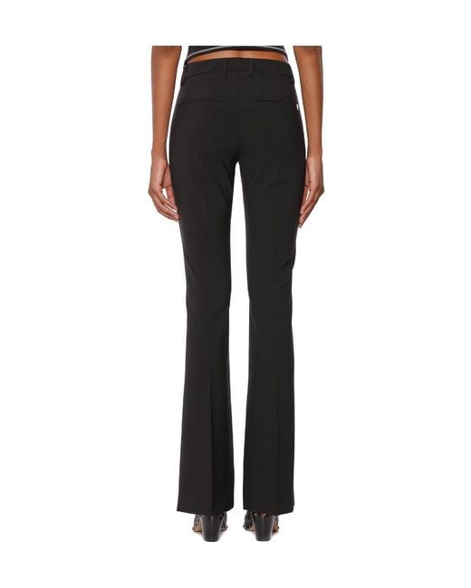 Dondup Black Logo Pants