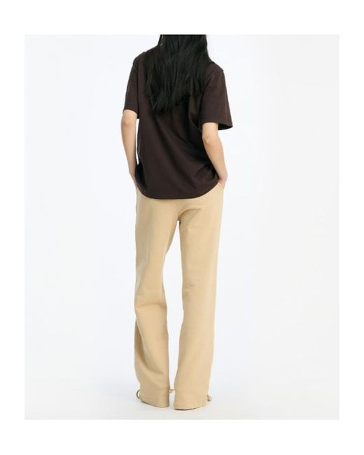 ROTATE BIRGER CHRISTENSEN Black Logo Cotton T-Shirt