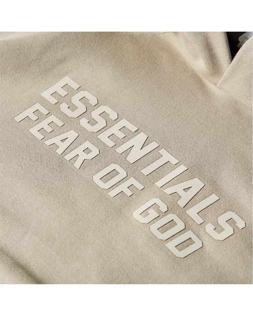 Fear Of God White Logo Hoodie for men