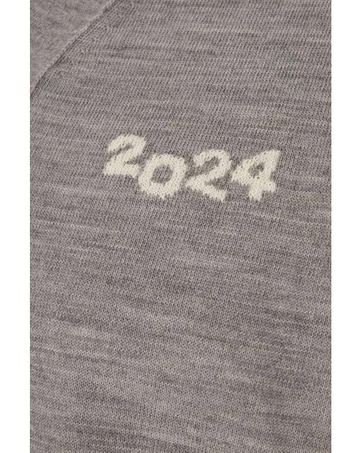 Comme des Garçons Gray Long-Sleeved Cardigan for men