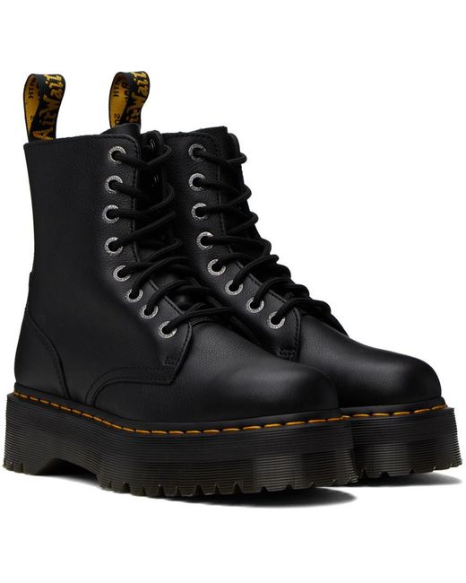 Dr. Martens Black Jadon Pisa Platform Sole Boots for men