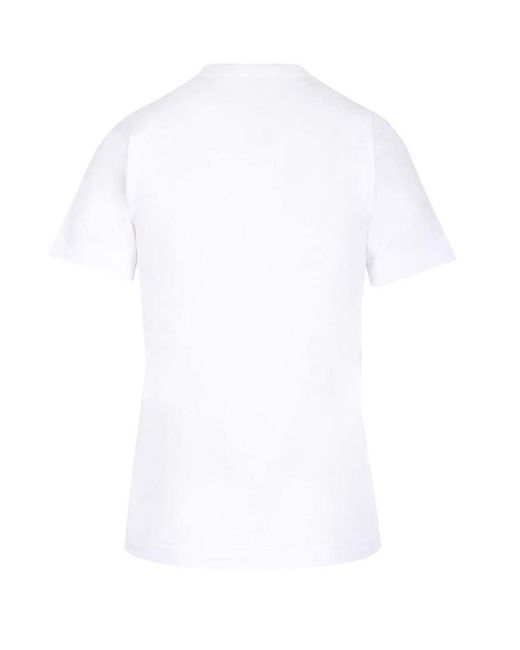 COMME DES GARÇONS PLAY Green Comme Des Garçons Play Logo Printed T-Shirt