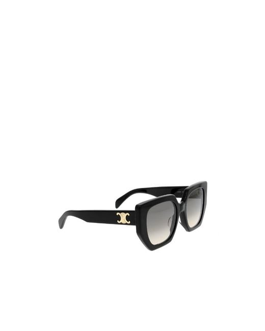 Céline White Logo Leg Detail Sunglasses