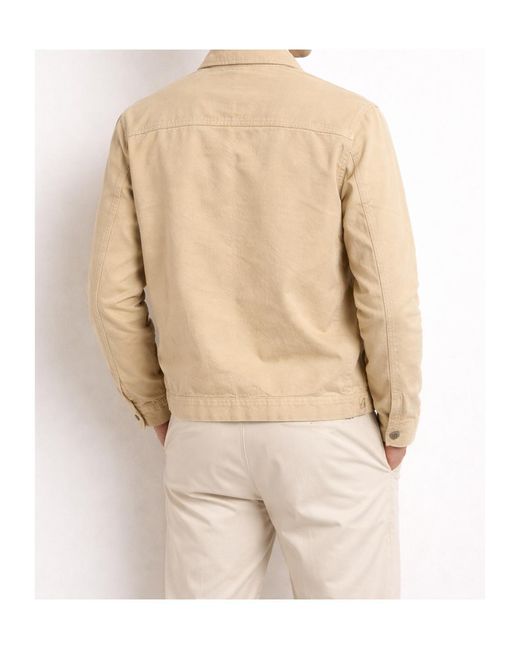 C P Company Natural Buttoned Pocket Overshirt for men