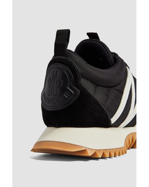 Moncler Black Pacey Lace-Up Trainers