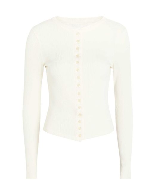 Citizens of Humanity White Soft Cotton Knitted Top