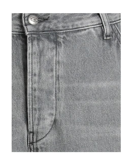 DIESEL Gray Denim Trousers